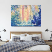 Nationaal park Sequoia Canvas Afdruk (Insitu (Slaapkamer))