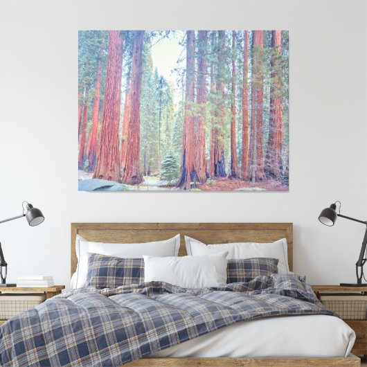 Nationaal park Sequoia Canvas Afdruk (Insitu (Slaapkamer))