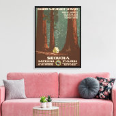 Nationaal park Sequoia Canvas Afdruk (Insitu (Woonkamer))