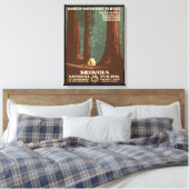 Nationaal park Sequoia Canvas Afdruk (Insitu (Slaapkamer))