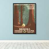 Nationaal park Sequoia Canvas Afdruk (Insitu (Houten vloer))