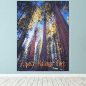 Nationaal Park Sequoia Canvas Afdruk (Insitu (Houten vloer))
