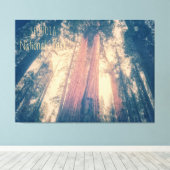 Nationaal park Sequoia Canvas Afdruk (Insitu (Houten vloer))