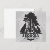 Nationaal park Sequoia Feestdagenkaart (Voorkant / Achterkant)