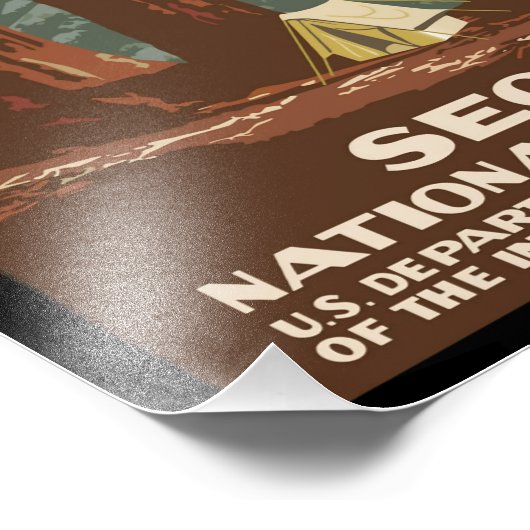 Nationaal park Sequoia Foto Afdruk (Hoek)