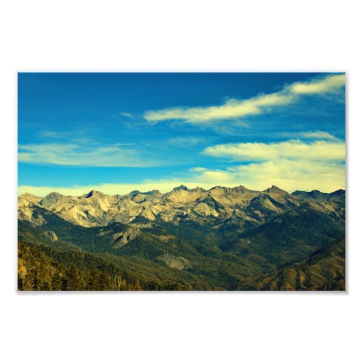 Nationaal park Sequoia Foto Afdruk (Voorkant)