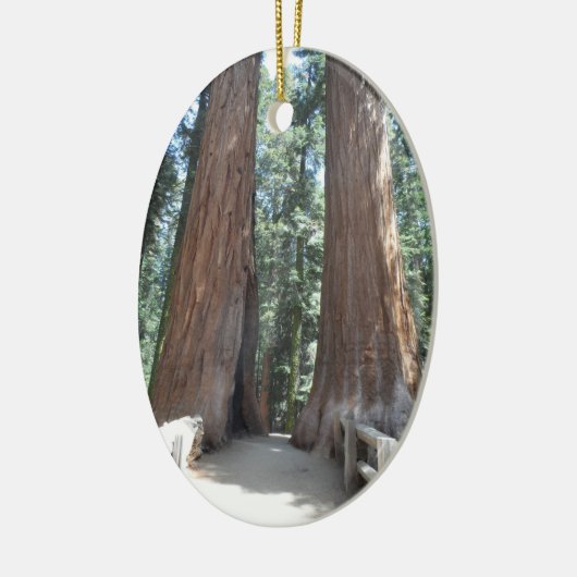 Nationaal park Sequoia Keramisch Ornament (Links)