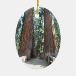 Nationaal park Sequoia Keramisch Ornament