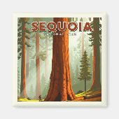 Nationaal park  Sequoia Magneet (Voorkant)