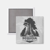 Nationaal park Sequoia Magneet (Voorkant / Achterkant)