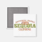 Nationaal park Sequoia Magneet (Voorkant / Achterkant)
