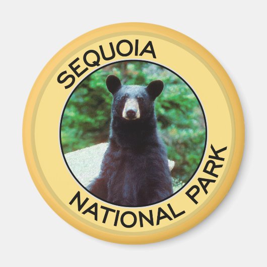 Nationaal park Sequoia Magneet (Voorkant)