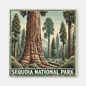 Nationaal park Sequoia Magneet (Voorkant)