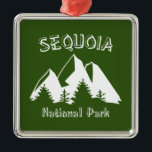Nationaal park Sequoia Metalen Ornament<br><div class="desc">Sequoia National Park is een van de kroonjuwelen van ons National Park System,  maar Sequoia blijft zich altijd verbazen!</div>
