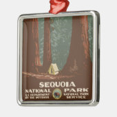 Nationaal park Sequoia Metalen Ornament (Links)