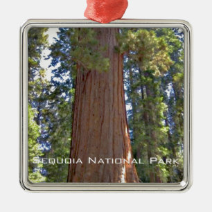 Nationaal park Sequoia Metalen Ornament
