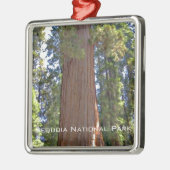 Nationaal park Sequoia Metalen Ornament (Links)