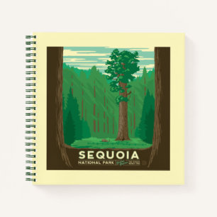 Nationaal park Sequoia Notitieboek