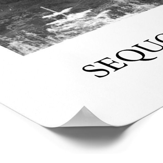 Nationaal park Sequoia Poster (Hoek)