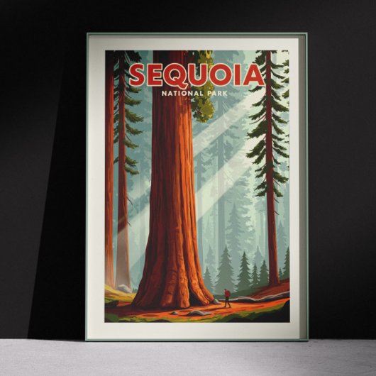 Nationaal park  Sequoia Poster