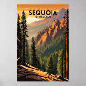 Nationaal park Sequoia Poster (Voorkant)