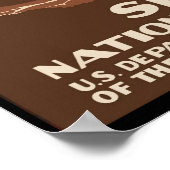 Nationaal park Sequoia Poster (Hoek)