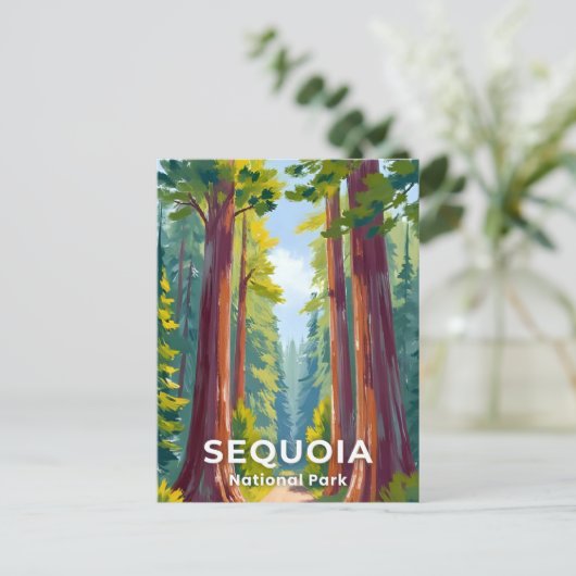 Nationaal park Sequoia | Reizen door Californië Briefkaart (Staand voorkant)