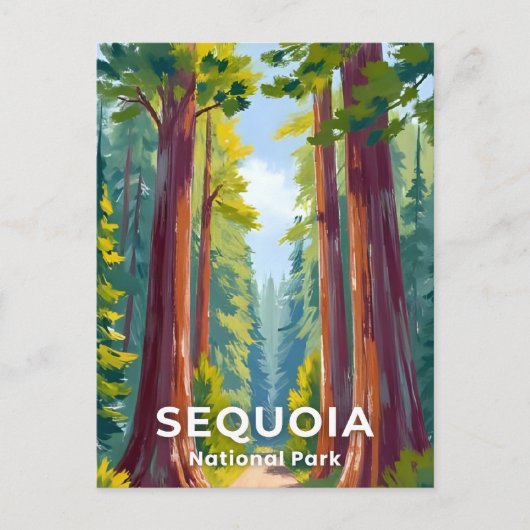Nationaal park Sequoia | Reizen door Californië Briefkaart (Voorkant)