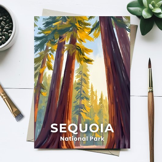 Nationaal park Sequoia | Reizen door Californië Briefkaart