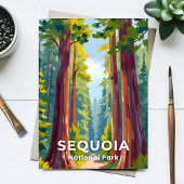 Nationaal park Sequoia | Reizen door Californië Briefkaart
