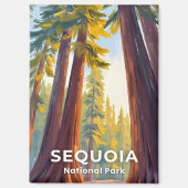 Nationaal park Sequoia | Reizen door Californië Magneet (Voorkant)