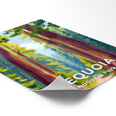 Nationaal park Sequoia | Reizen door Californië Poster (Hoek)