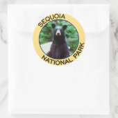 Nationaal park Sequoia Ronde Sticker (Tas)