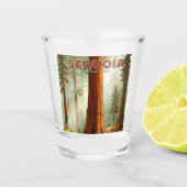 Nationaal park Sequoia Shot Glas (Voorkant)