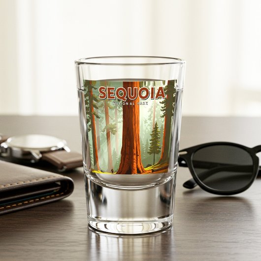 Nationaal park Sequoia Shot Glas