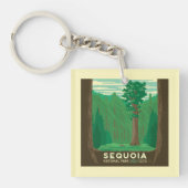 Nationaal park Sequoia Sleutelhanger (Voorkant)