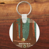 Nationaal park Sequoia Sleutelhanger (Voorkant)