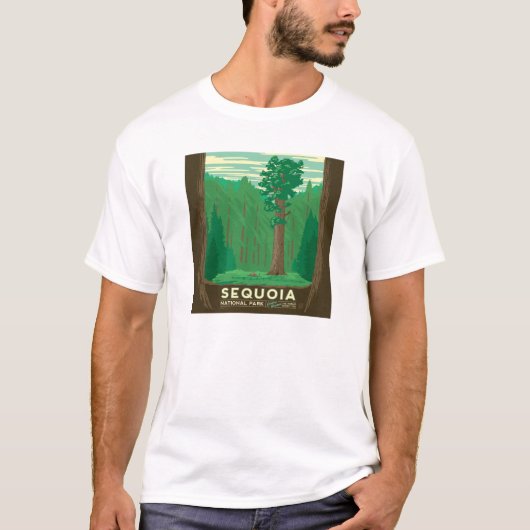 Nationaal park Sequoia T-shirt (Voorkant)
