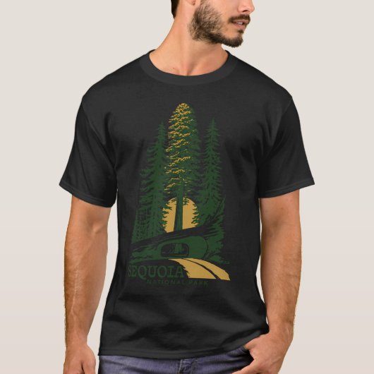 Nationaal park Sequoia T-shirt (Voorkant)