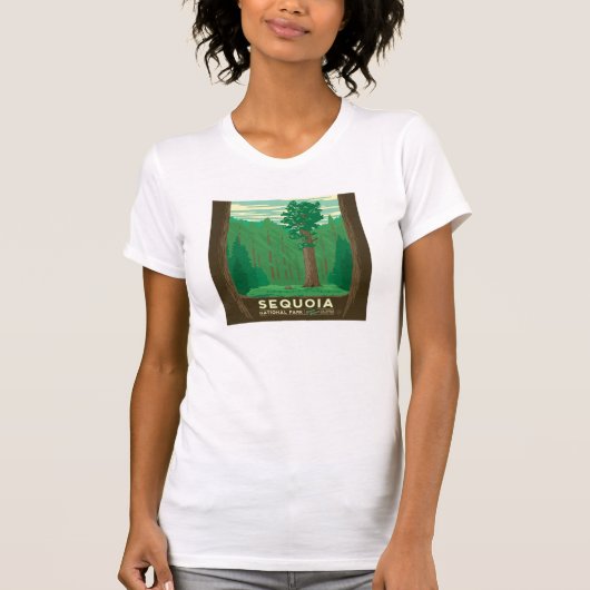 Nationaal park Sequoia T-shirt (Voorkant)