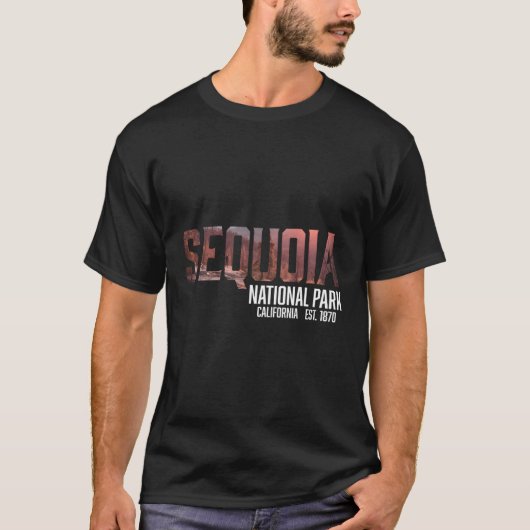 Nationaal park Sequoia T-shirt (Voorkant)