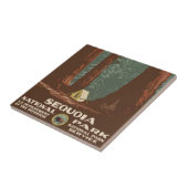 Nationaal park Sequoia Tegeltje (Zijkant)