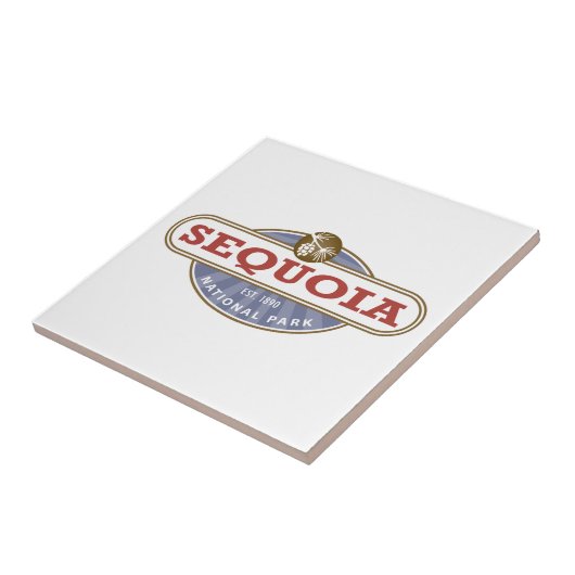 Nationaal park Sequoia Tegeltje (Zijkant)