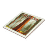 Nationaal park  Sequoia Tegeltje (Zijkant)