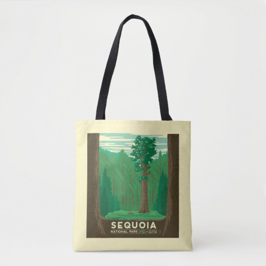 Nationaal park Sequoia Tote Bag (Voorkant)