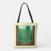 Nationaal park Sequoia Tote Bag (Achterkant)