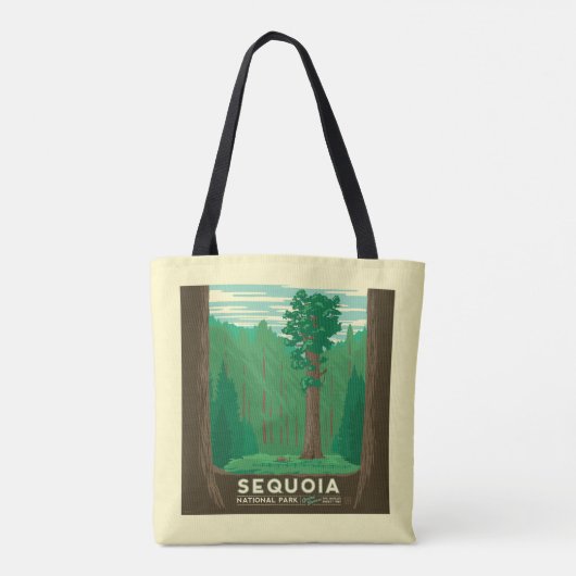 Nationaal park Sequoia Tote Bag (Achterkant)