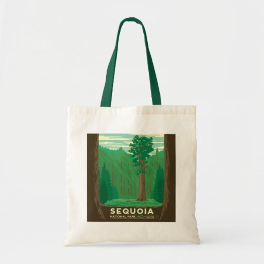 Nationaal park Sequoia Tote Bag (Voorkant)