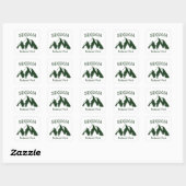 Nationaal park Sequoia Vierkante Sticker (Vel)