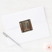 Nationaal park Sequoia Vierkante Sticker (Envelop)
